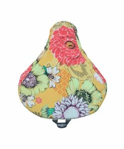 Basil Bloom Field Sattelbezug, Honey Yellow Basil Sattelbezug Bloom, Wasserdichtes Material, Honey Yellow