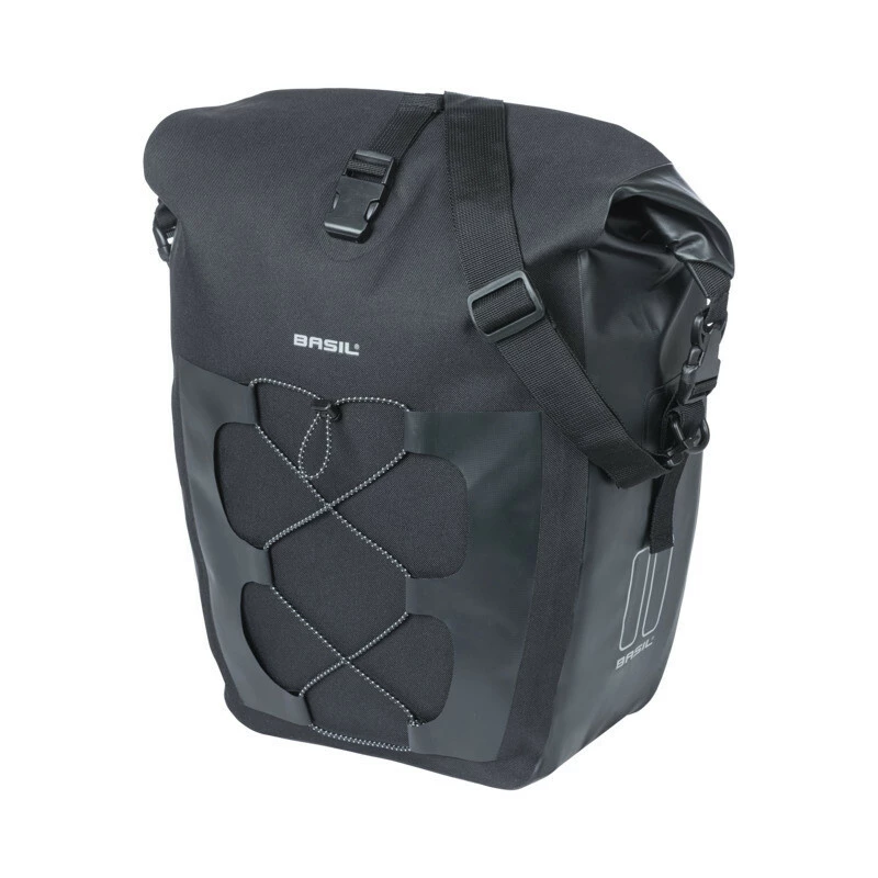 Basil Navigator Waterproof Seitentasche Schwarz 1 Basil Navigator Waterproof Seitentasche Schwarz
