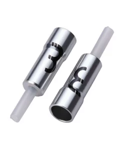 BBB Anschlagh&uuml;lse Alu 4mm Silber F&uuml;r Teflonkabel, 50 St&uuml;ck