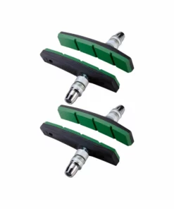 BBB Bremsschuh V-Brake F&uuml;r E-Bikes 25 Paar Schwarz-gr&uuml;n, Optimierte Bremsleistung