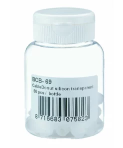 BBB CABLEDONUT SILICON TRANSPARENT 50STK