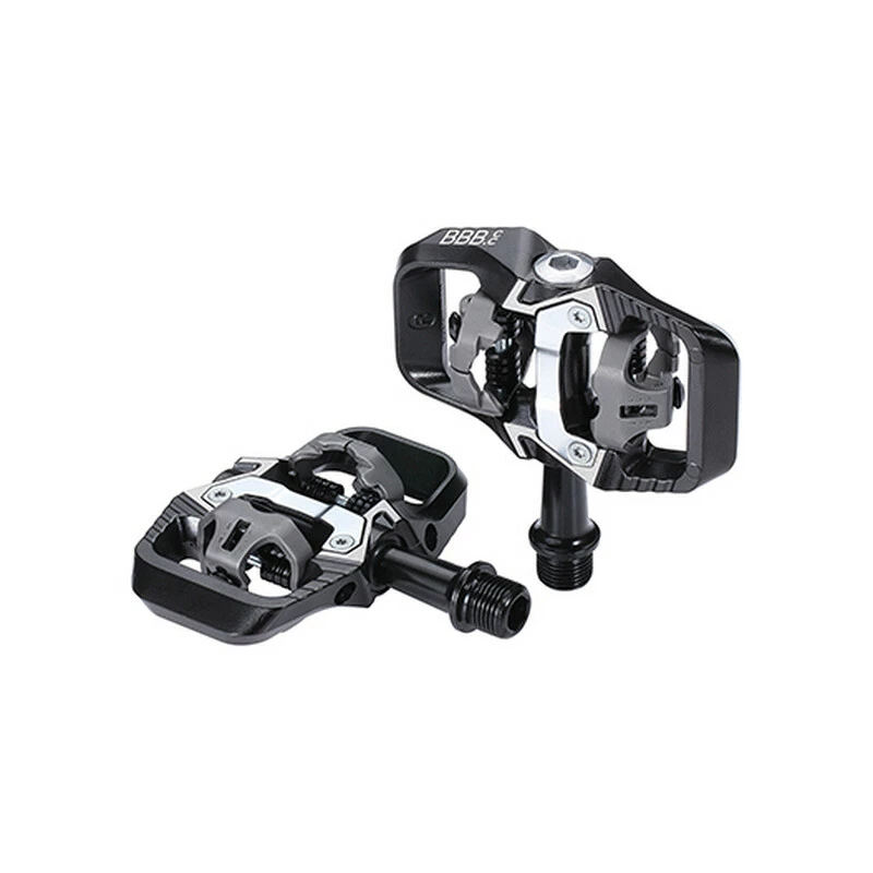 BBB Pedal SPD-Flat 90x60mm Alu Schwarz Optimal Für MTB/Gravel/CX 1 BBB Pedal SPD-Flat 90x60mm Alu Schwarz Optimal Für MTB/Gravel/CX