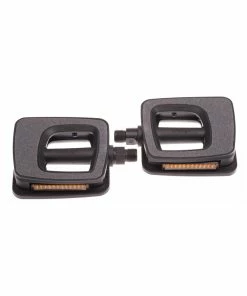 Bike Attitude Pedale C211 9/16&quot; Kunst- Stoff M.Sandpapier M.Reflektoren Schwarz