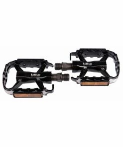 Bike Attitude Pedale MTB M224G-DU 9/16&quot; Alu Schwarz-silber