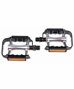 Bike Attitude Pedale MTB M248DU 9/16&quot; Alu Schwarz-silber