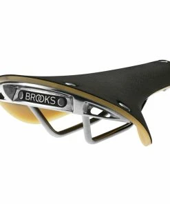 Brooks Sattel Cambium C19, Unisex, Black / Natural Mit Natural Gummi