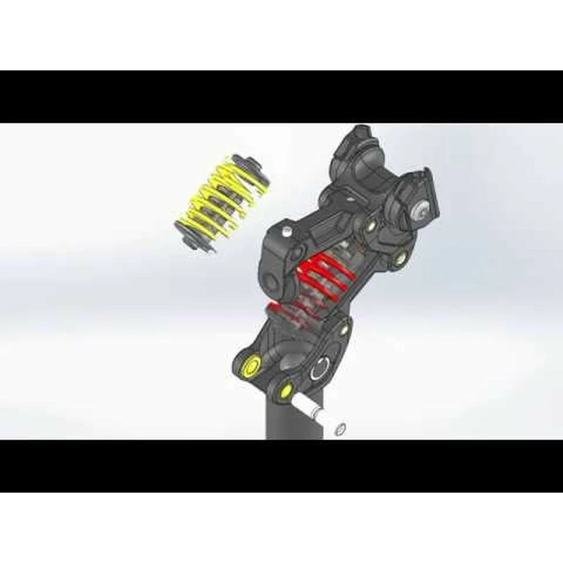 By Schulz By.Schulz Sattelstütze, Federelemente G. LT Serie 102mm MEDIUM 60-85kg Yellow 2 By Schulz By.Schulz Sattelstütze, Federelemente G. LT Serie 102mm MEDIUM 60-85kg Yellow – Bild 2