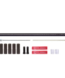 Clarks Bremskabelkit Stainless Rostfrei, Schwarz