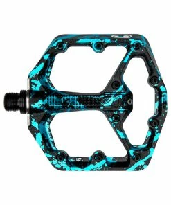 Crankbrothers Crank Brothers Pedal Stamp 7 Small Splatter Blau