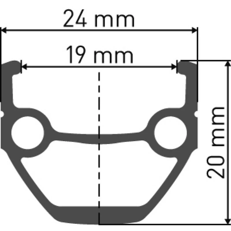 Dt-swiss DT Swiss Felge E-Bike/Trekking 535 26" 32 Loch, Schwarz, 540g 19mm 3 Dt-swiss DT Swiss Felge E-Bike/Trekking 535 26" 32 Loch, Schwarz, 540g 19mm – Bild 3