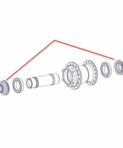 Dt-swiss DT Swiss Kit Endanschlag 110/20mm 440