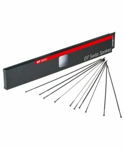 Dt-swiss DT Swiss Speichen Aerocomp Straightpull 292mm Schwarz, 2,0/2,3x1.25mm, Ohne Nippel, Karton &agrave; 20 Stk.