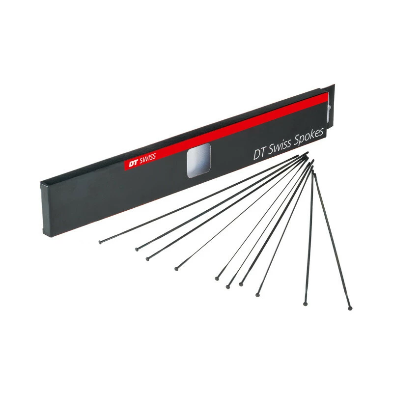 Dt-swiss DT Swiss Speichen Aerocomp Straightpull 300mm Schwarz, 2,0/2,3x1.25mm, Ohne Nippel, Karton à 20 Stk. 1 Dt-swiss DT Swiss Speichen Aerocomp Straightpull 300mm Schwarz, 2,0/2,3x1.25mm, Ohne Nippel, Karton à 20 Stk.