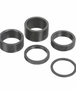 Ergotec Spacer, 1 1/8&quot; Set 24-teilig 28.6 Dicke: 2-20 Mm Aluminium Black