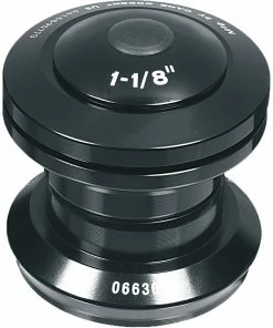 Ergotec Steuersatz, Ahead 1 1/8&quot;, 28.6/30.0 Steuerrohr:34 Einbauh&ouml;he:28 Cartr. Aluminium Black