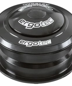 Ergotec Steuersatz, Ahead 1 1/8" Semi-integriert 28.6/30.0 Steuerrohr:44.0 Einbauhöhe:9.3 AL6061 Black