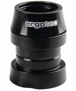 Ergotec Steuersatz, Ahead 1 1/8&quot;, Steering Lock 28.6/34 Einbauh&ouml;he:38.9 Aluminium Black