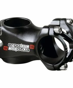 Ergotec Vorbau, PIRANHA 31.8mm, 650 Ausladung:70 Winkel:+/- 6&deg; Klemm-D:28.6 AL6061 Black-sand L6