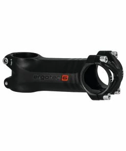 Ergotec Vorbau Piranha 80mm, Level 6, Schwarz Sand, 31.8mm, 6&deg;