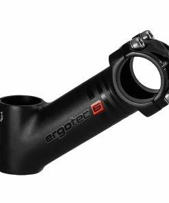 Ergotec Vorbau, PIRANHA2, 31.8mm, 90mm, 35&deg; Klemm-ID:28.6 AL6061 Black-sand L6