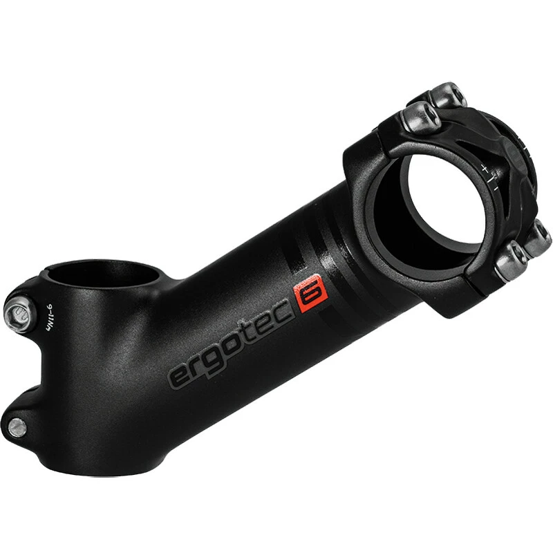 Ergotec Vorbau, PIRANHA2, 31.8mm, 90mm, 35° Klemm-ID:28.6 AL6061 Black-sand L6 1 Ergotec Vorbau, PIRANHA2, 31.8mm, 90mm, 35° Klemm-ID:28.6 AL6061 Black-sand L6