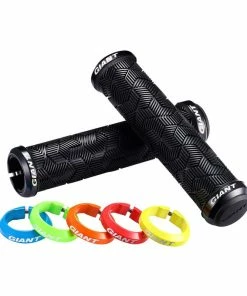 Giant Lenkergriffe / TACTAL - Double Lock-on - Rot Geschraubt, Double Lock-on Schwarz - Rot