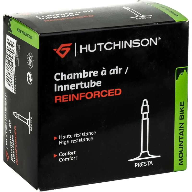 Hutchinson Schlauch, REINFORCED 1.2mm, 26x1.70-2.35 Presta 48mm, CV657051 1 Hutchinson Schlauch, REINFORCED 1.2mm, 26x1.70-2.35 Presta 48mm, CV657051