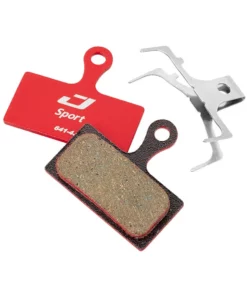 Jagwire Bremsbel&auml;ge, SPORT SEMI-METALLIC Red Shimano DCA085 1 Paar