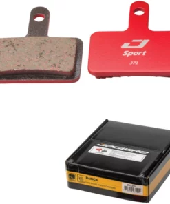 Jagwire Bremsbel&auml;ge, SPORT SEMI-METALLIC Red Shimano/Tektro/Trp BWD2001 25 Paar