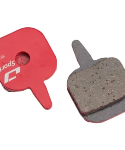 Jagwire Bremsbel&auml;ge, SPORT SEMI-METALLIC Red Tektro DCA077 1 Paar