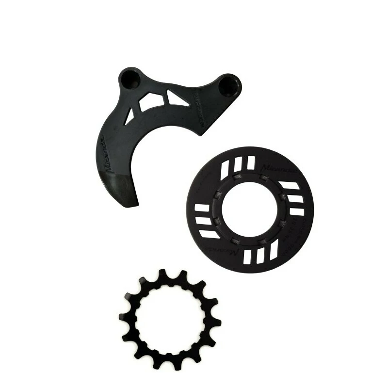 Miranda Kettenschutz-Set F.E-Bike Inkl.Kettenbl. 14 Zähne Und Kettenführung F. GEN2, Schw 1 Miranda Kettenschutz-Set F.E-Bike Inkl.Kettenbl. 14 Zähne Und Kettenführung F. GEN2, Schw