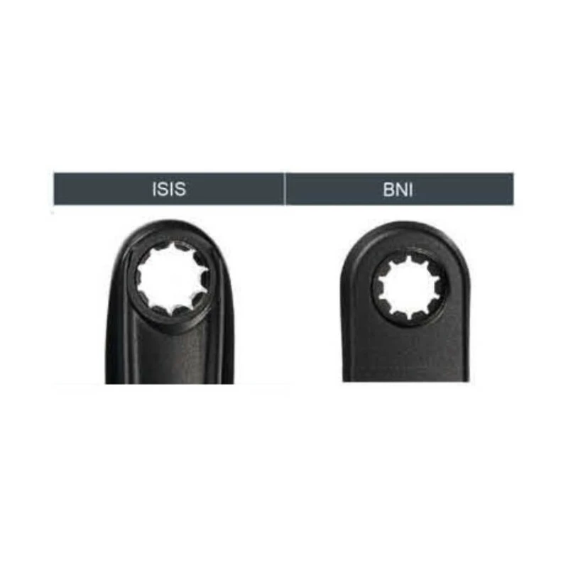 Kurbel 170 Mm Alu O. Schrauben BNI Schwarz 2 Kurbel 170 Mm Alu O. Schrauben BNI Schwarz – Bild 2