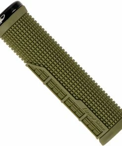 Lizardskins Griffe, Single Lock-on Grip, Machine, Olive Green