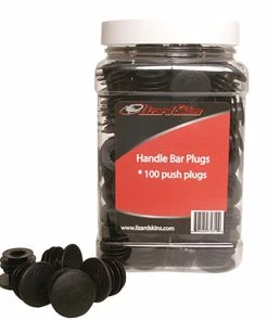 Lizardskins Lenkerendzapfen, Push Plugs, 100 Stk. Black