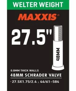 MAXXIS Welter Weight 0.8mm, Schrader 48mm (LL) 27.5x1.75-2.40, 44/61-584, 190g