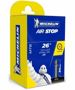 Michelin Schlauch MTB C4 Airstop 26&quot;, 26x1.6-2.1, Auto, 34mm