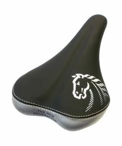 Mustang Sattel VL-5110 Schwarz/weiss