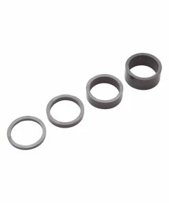 PRO Steuersatz-Spacer 28.6 Mm Carbon Set 3, 5, 10, 15 Mm Schwarz