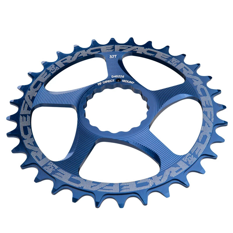 Race Face Direct Mount N/W Chainring 10-12SPD Excl. SHI12SPD Blue 34T 1 Race Face Direct Mount N/W Chainring 10-12SPD Excl. SHI12SPD Blue 34T