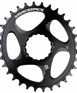 Race Face Direct Mount N/W Oval Chainring 10-12SPD Black 28T