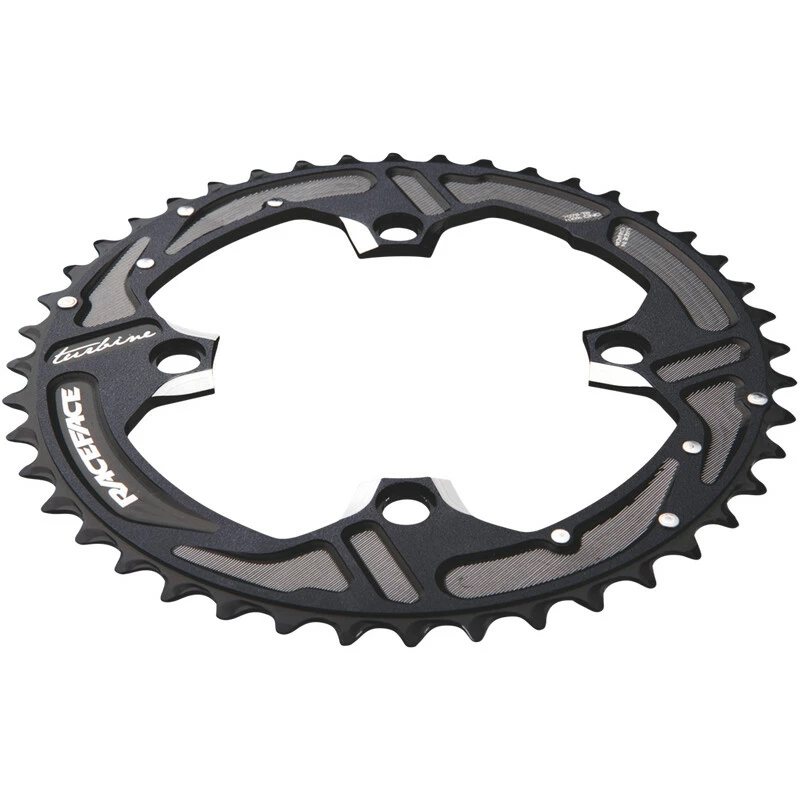 Race Face Turbine Chainring 9SPD Black 44-T 1 Race Face Turbine Chainring 9SPD Black 44-T