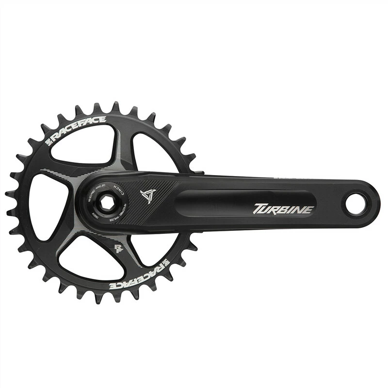 Race Face Turbine R Cinch Crankarm DM (RF136)V2 Black 165mm 1 Race Face Turbine R Cinch Crankarm DM (RF136)V2 Black 165mm
