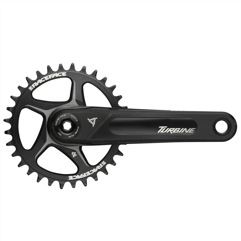 Race Face Turbine R Cinch Crankarm DM (RF143)V2 Black 165mm 1 Race Face Turbine R Cinch Crankarm DM (RF143)V2 Black 165mm
