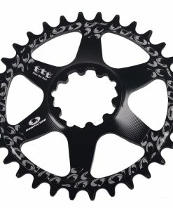 Response Kettenblatt, GXP 6mm Offset Direct Mount 34T Alu 7075 CNC 10/11/12 Speed Black