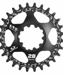 Response Kettenblatt, GXP BOOST 3mm Offset Direct Mount 30T Alu 7075 CNC 10/11 Speed Black