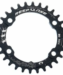 Response Kettenblatt, M8000 30T Alu 7075 CNC 10/11/12 Speed - Thick Thin Thick Black