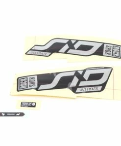 ROCKSHOX DECAL KIT - SID ULTIMATE 80-100 27/29 POLAR FOIL FOR GLOSS BLACK (2020+)