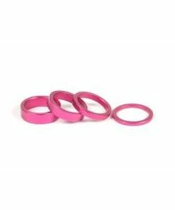 SALT HEADSET BMX SPACERSET, RED, ALU, INCL. 3,5,8,10MM SPACER FOR 1 1/8