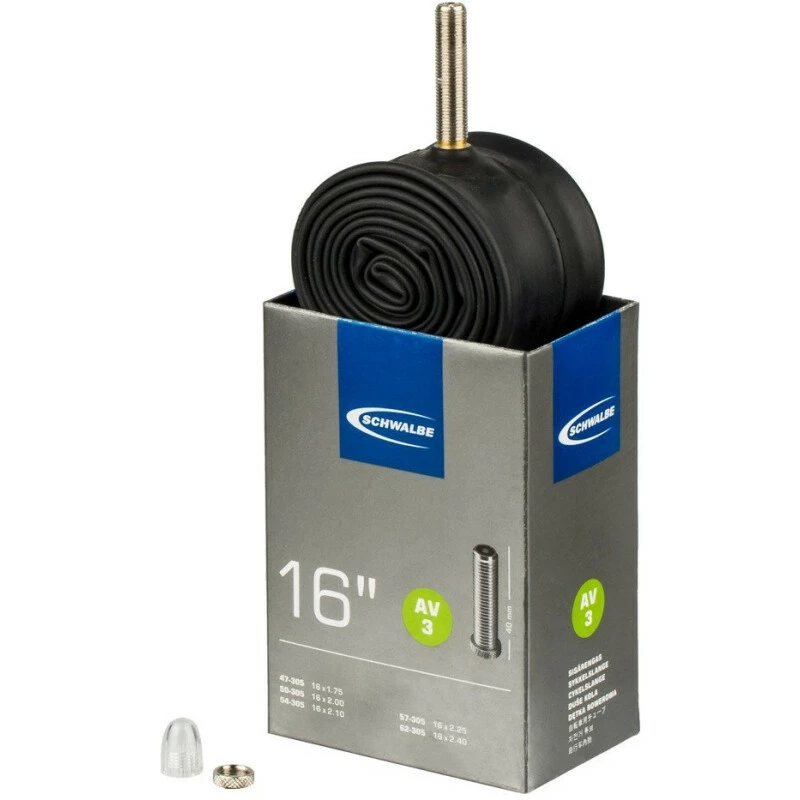 Schwalbe Schlauch 16" Schrader, 16x1.75-2.5, AV 3 3 Schwalbe Schlauch 16" Schrader, 16x1.75-2.5, AV 3 – Bild 3