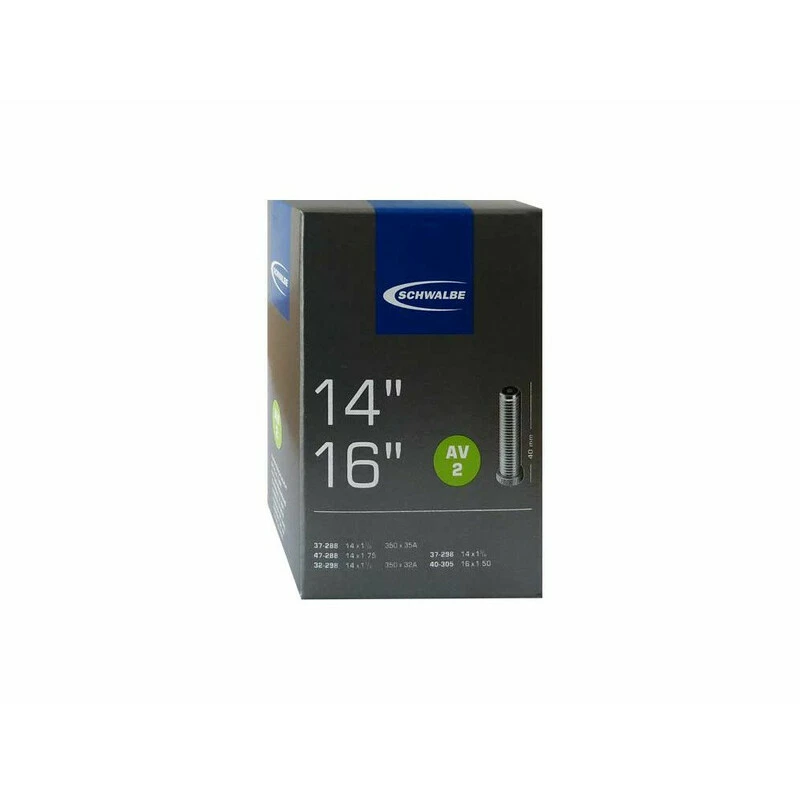 Schwalbe Schlauch AV2 14" 32/44-288/305 Autoventil 1 Schwalbe Schlauch AV2 14" 32/44-288/305 Autoventil